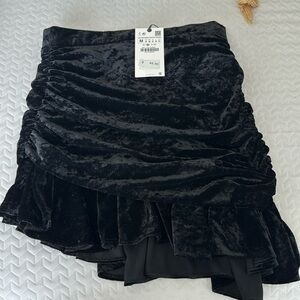 M suede Zara skirt